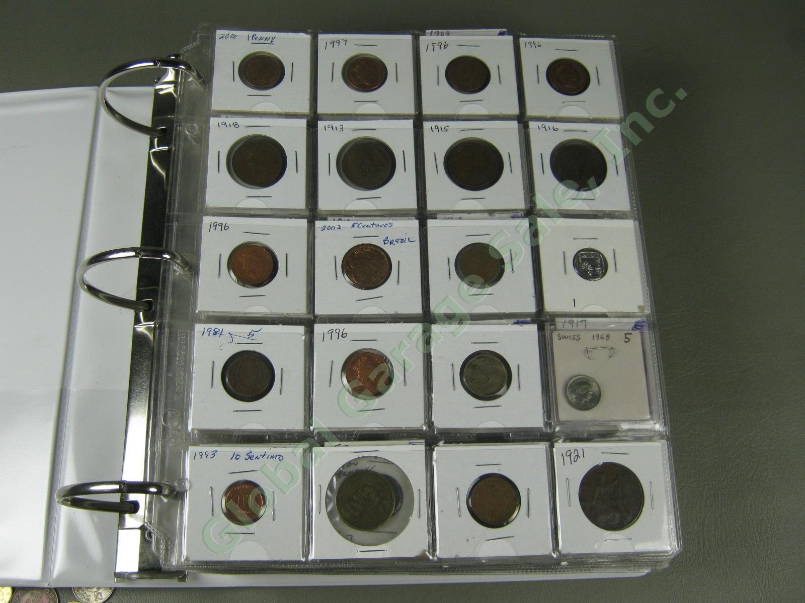 450+/- Foreign World Coin Currency Token Lot 1835-1990s Half Cent Penny Canada + 8