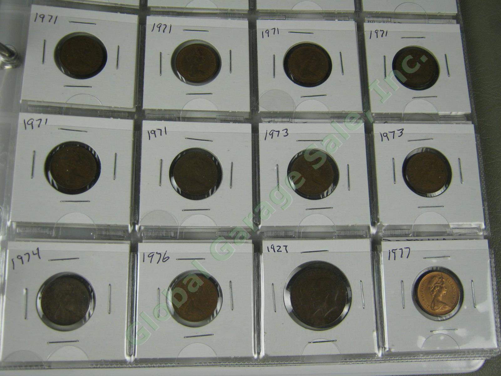 450+/- Foreign World Coin Currency Token Lot 1835-1990s Half Cent Penny Canada + 19