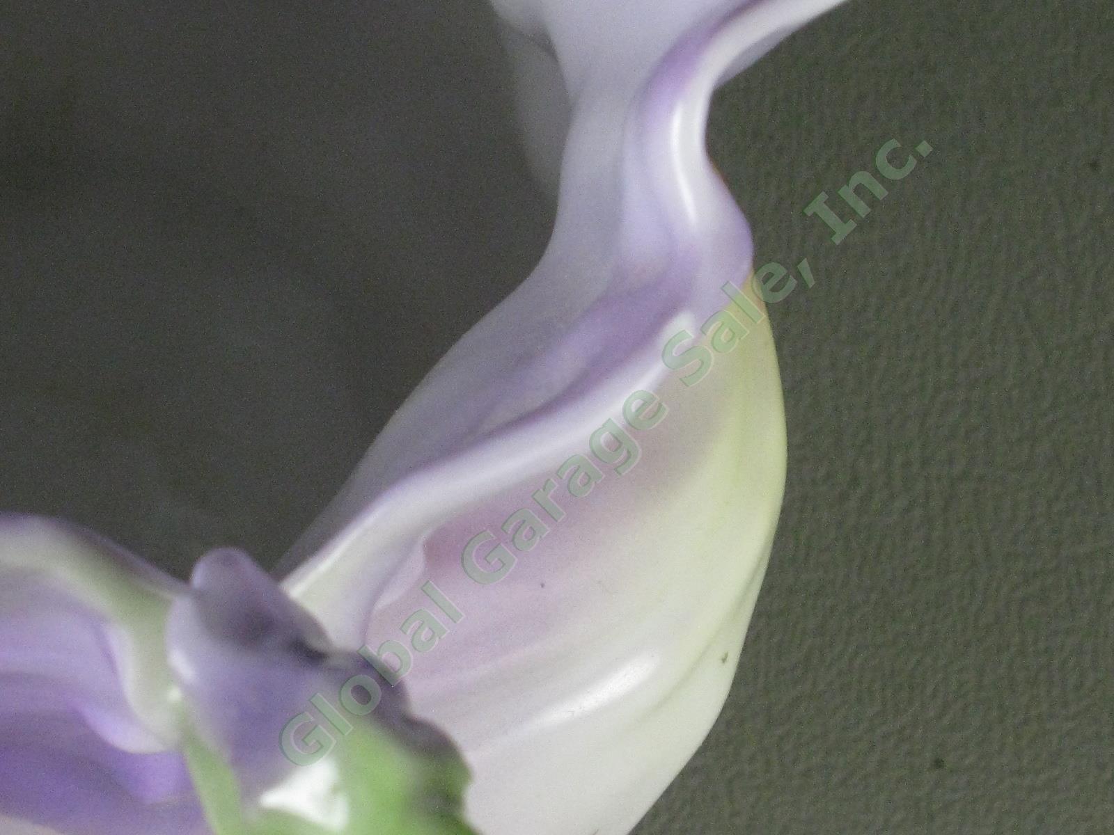 Vtg Antique Royal Bayreuth Porcelain Purple Pansy Milk Pitcher 4.75" NO RESERVE! 8