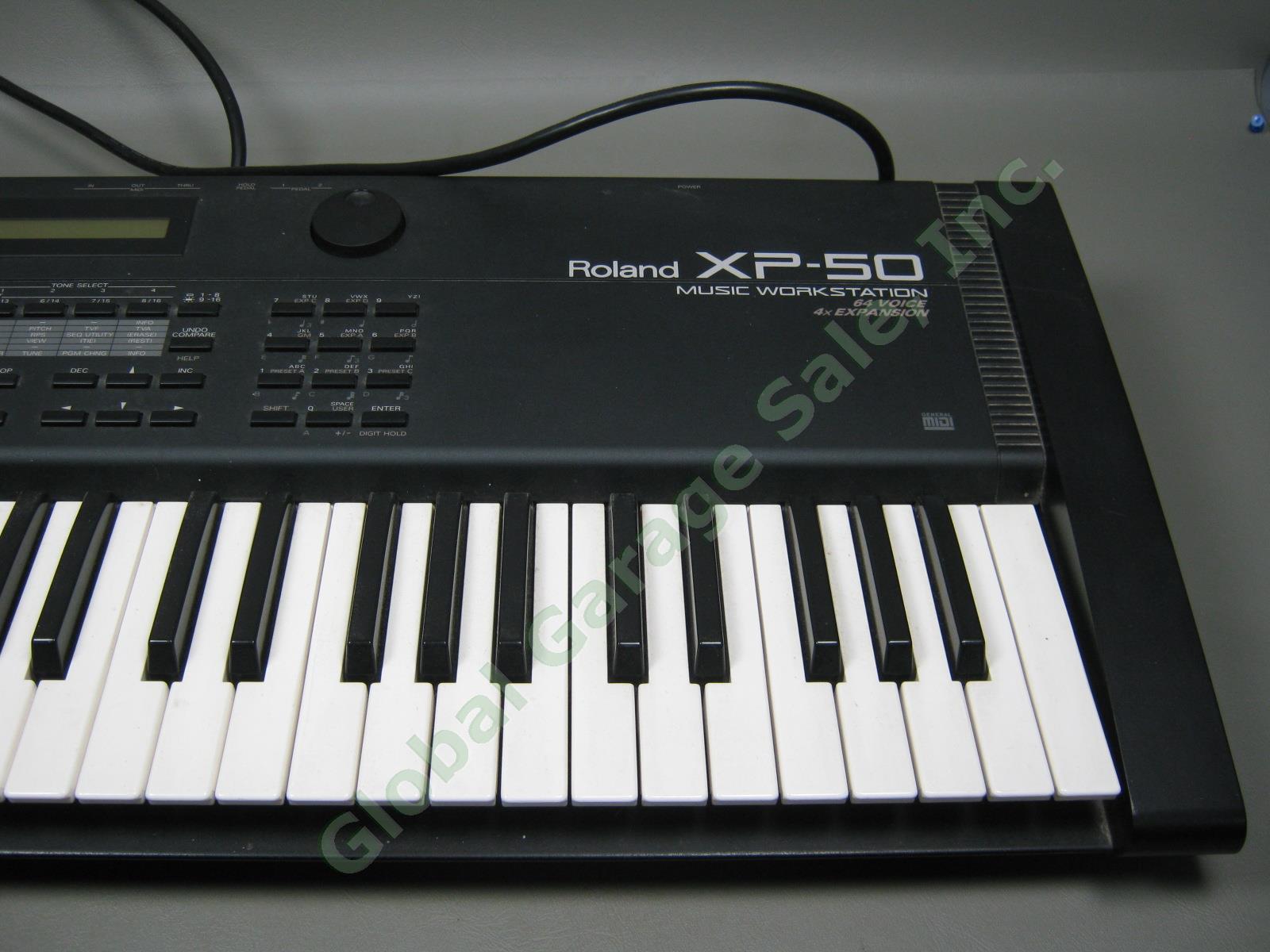 Roland XP-50 Music Workstation 64 Voice 4x Expansion Synthesizer Keyboard +Pedal 4