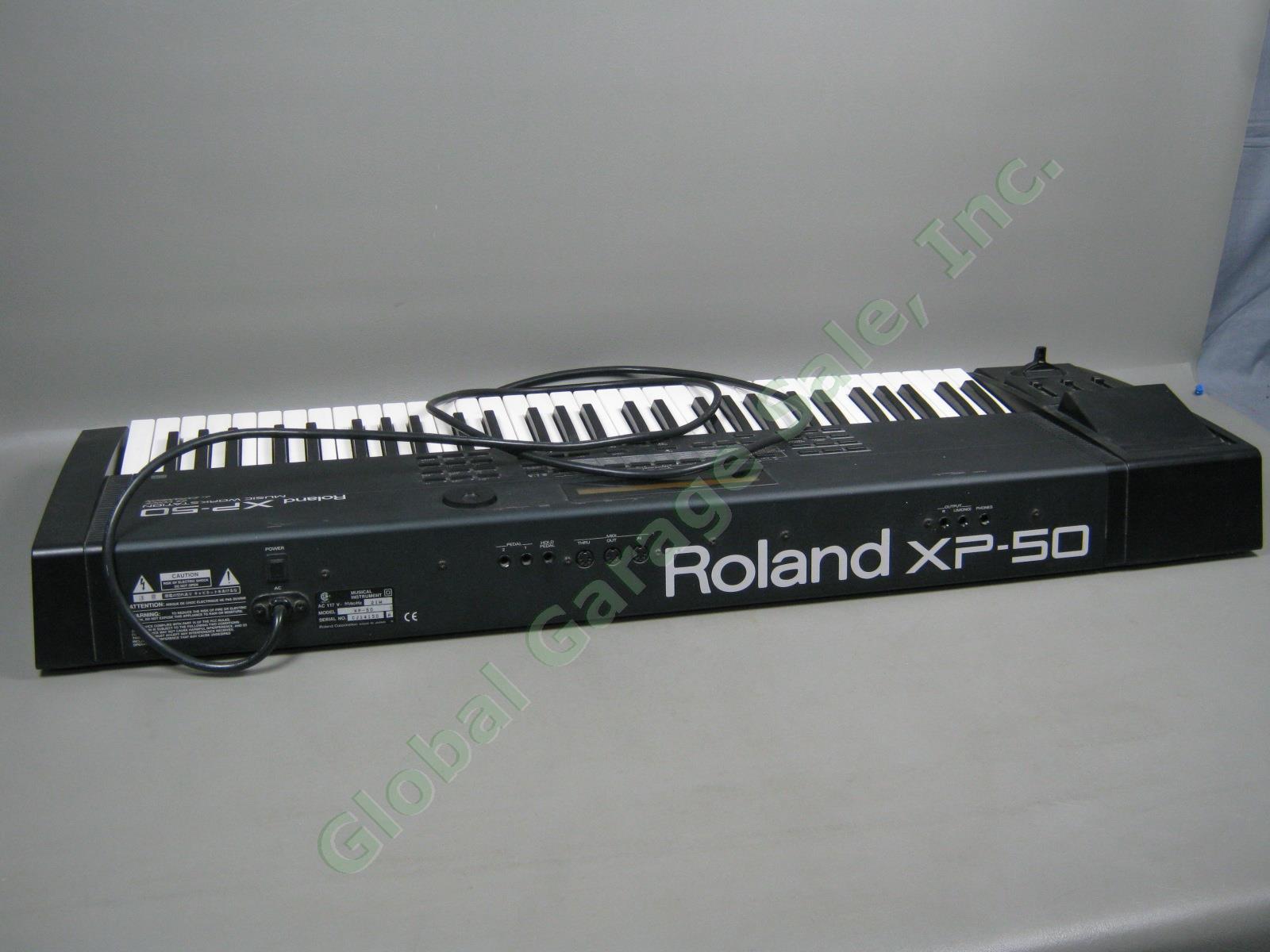 Roland XP-50 Music Workstation 64 Voice 4x Expansion Synthesizer Keyboard +Pedal 7