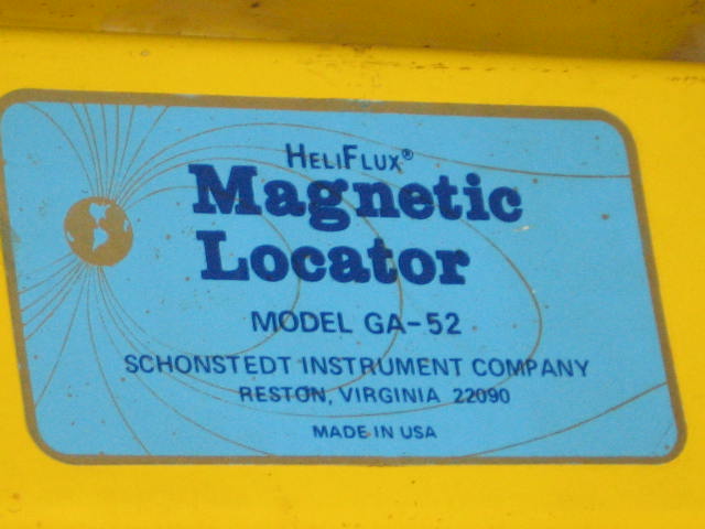 Schonstedt Heliflux GA-52 Magnetic Locator W/ Case NR 5