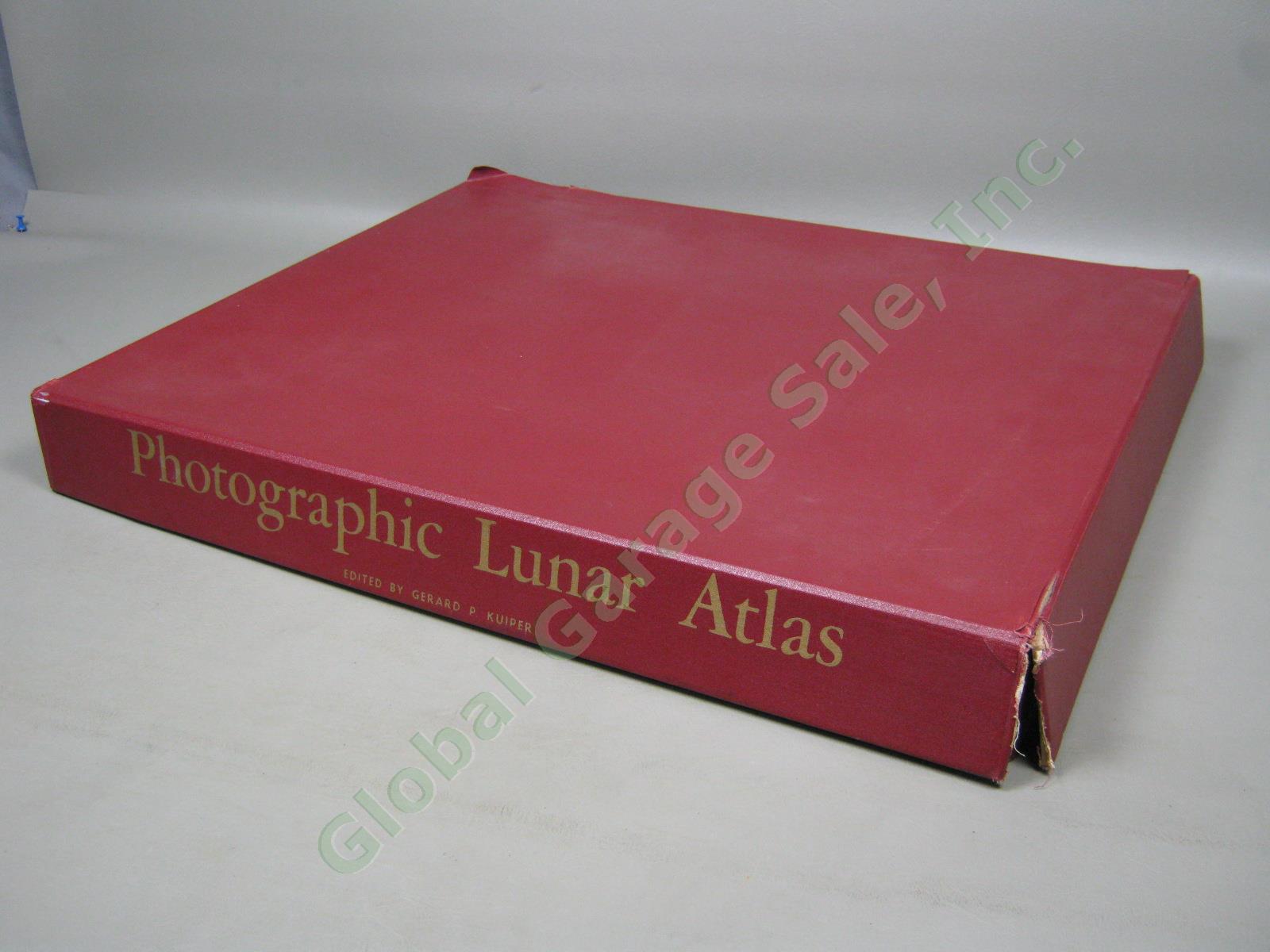 Vtg 1960 Photographic Lunar Atlas Elephant Folio W/Box + Booklet Gerard P Kuiper 3
