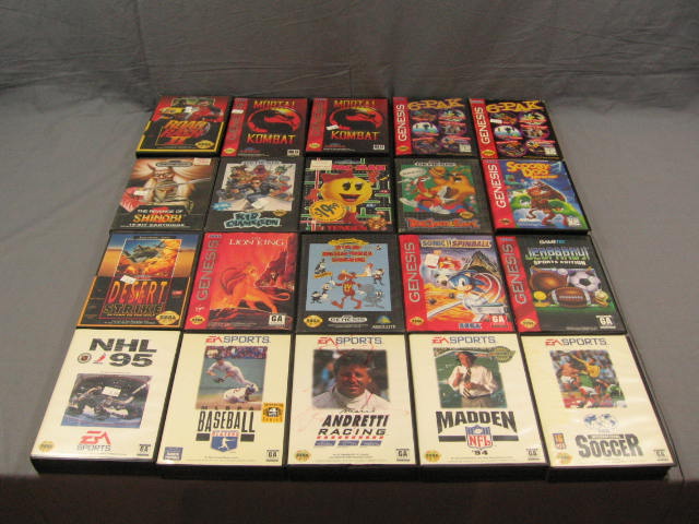 HUGE Sega CD 32x Genesis Video Game Collection Lot 90+ 1