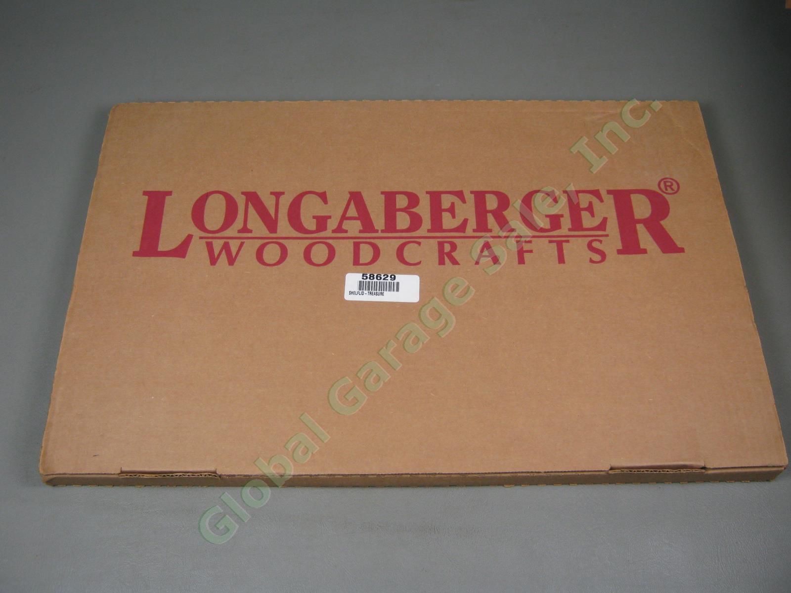 Longaberger 1999 Collectors Club Family Picnic Basket Liner Protectors + NEW Lid 12