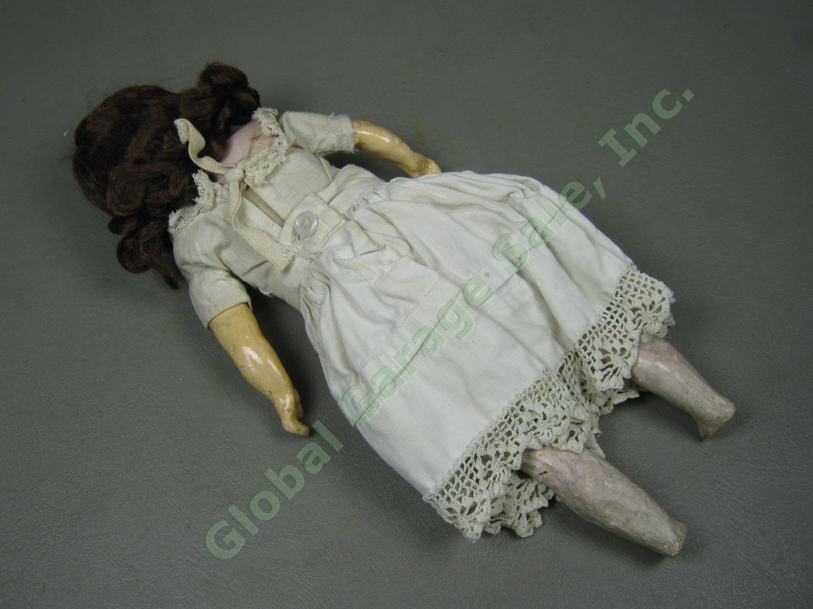 Vtg Antique 1920s Paul Schmidt German Bisque Head Composition Arm Leg Doll 13" 5