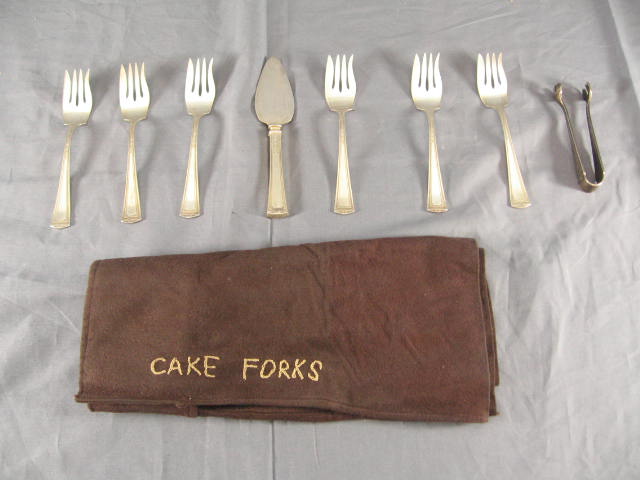 Vintage 20 Pc Alvin Silver Flatware Set Forks Spoons NR 1