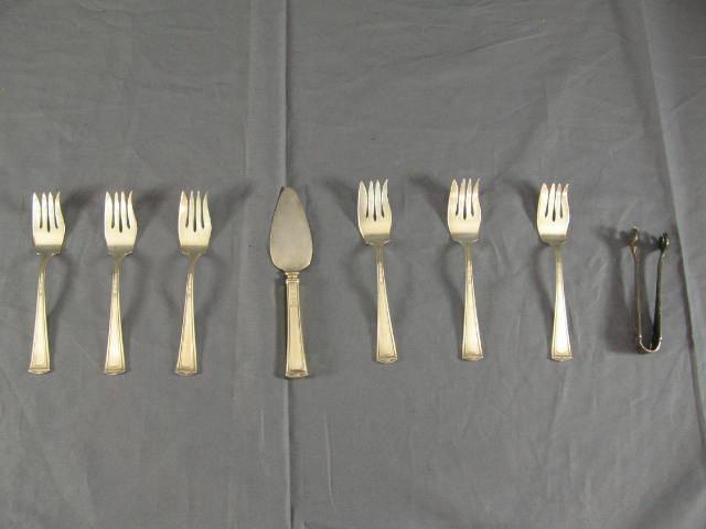 Vintage 20 Pc Alvin Silver Flatware Set Forks Spoons NR 2