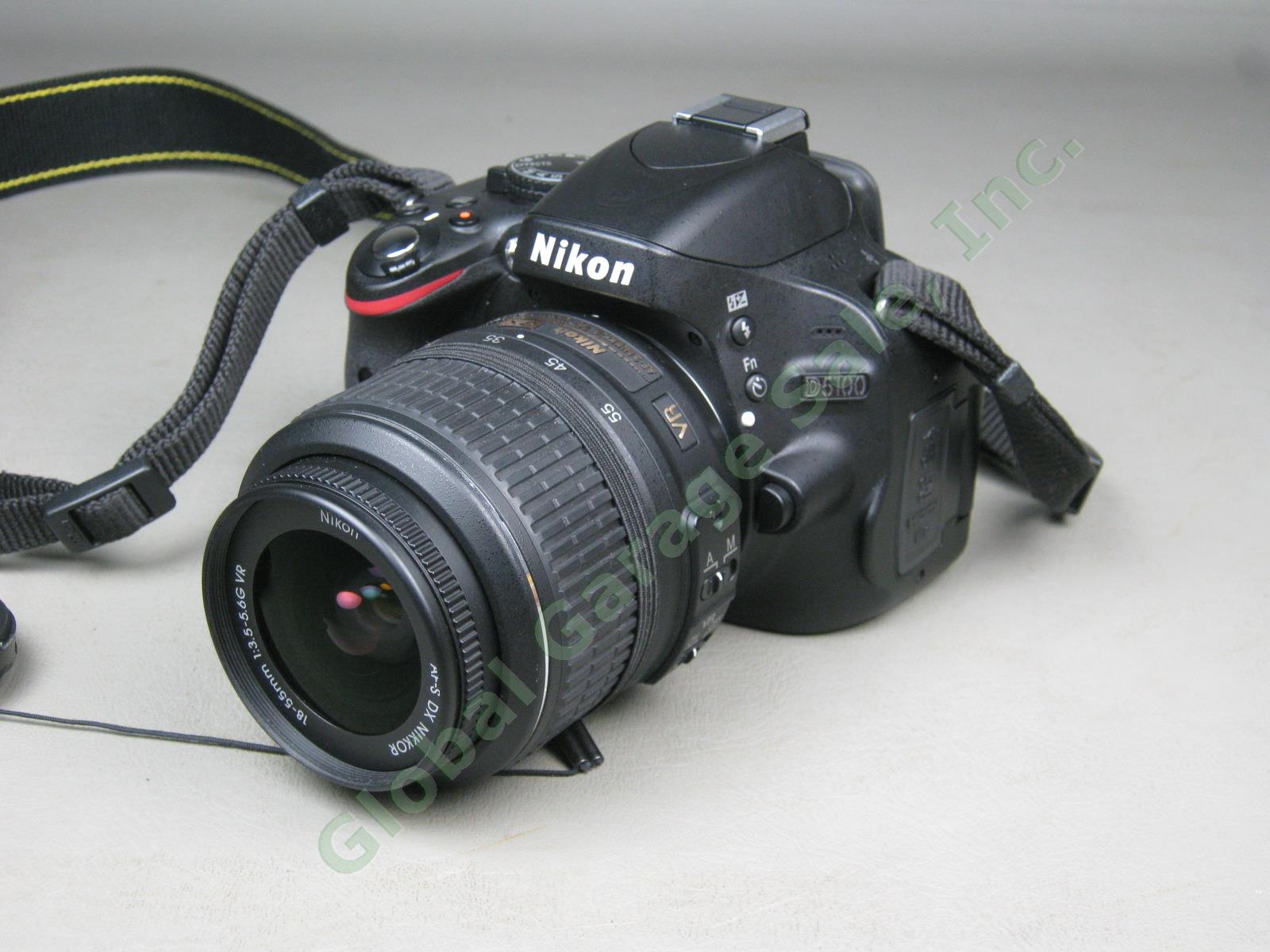 Nikon D5100 DSLR DX 18-55 VR Digital Camera Kit 2GB Manfrotto Bag Tripod Bundle 2