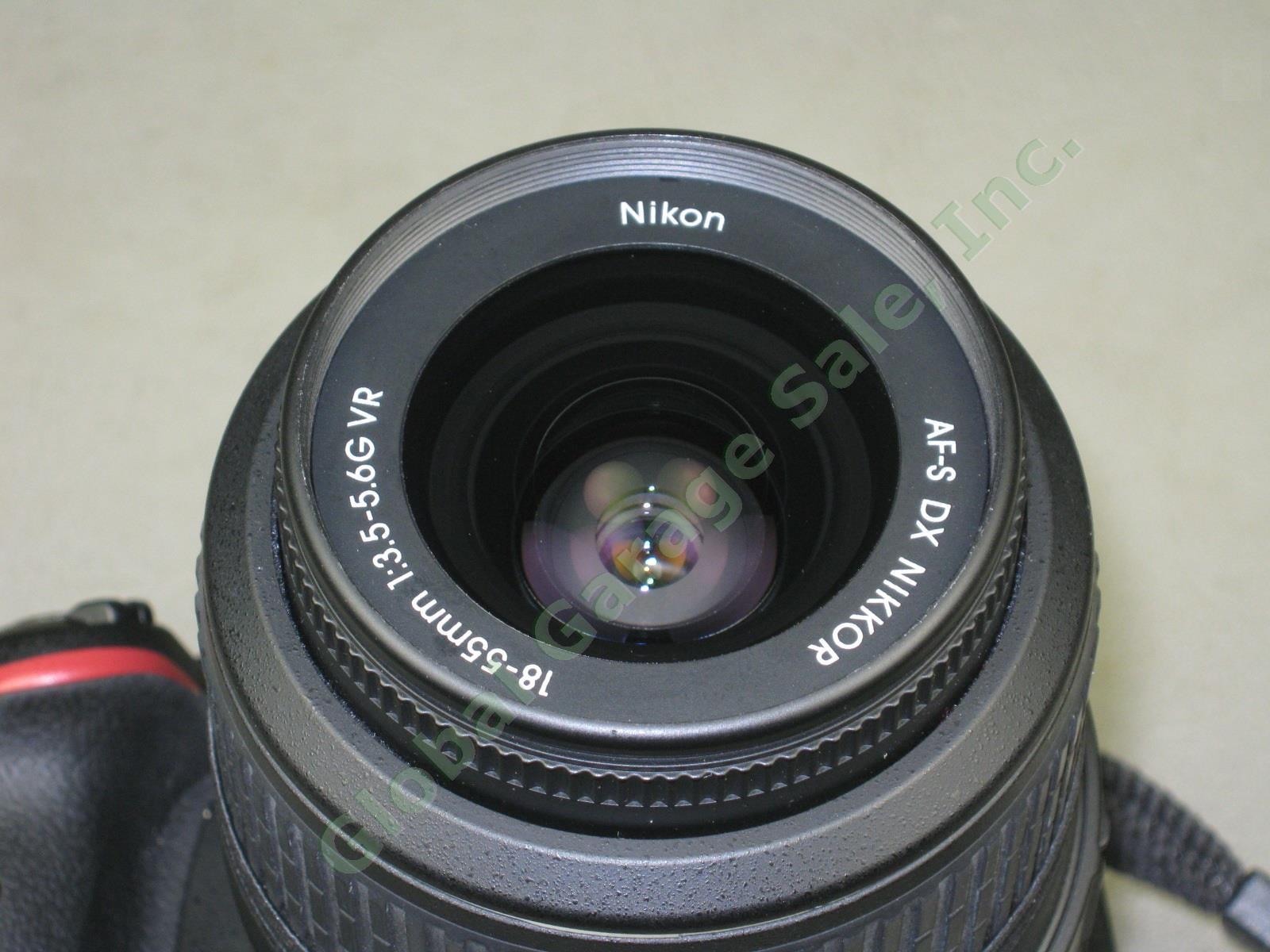 Nikon D5100 DSLR DX 18-55 VR Digital Camera Kit 2GB Manfrotto Bag Tripod Bundle 3