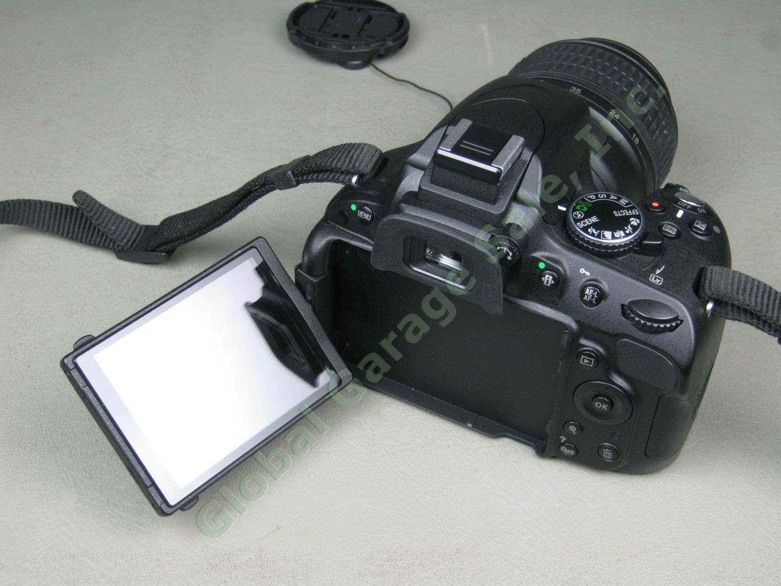 Nikon D5100 DSLR DX 18-55 VR Digital Camera Kit 2GB Manfrotto Bag Tripod Bundle 6