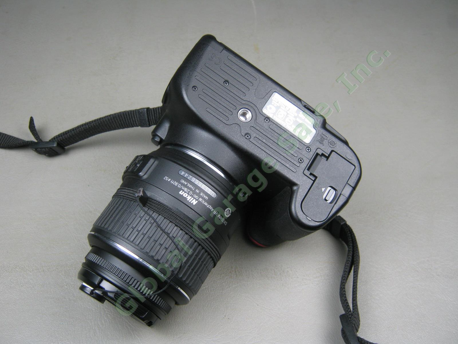 Nikon D5100 DSLR DX 18-55 VR Digital Camera Kit 2GB Manfrotto Bag Tripod Bundle 10