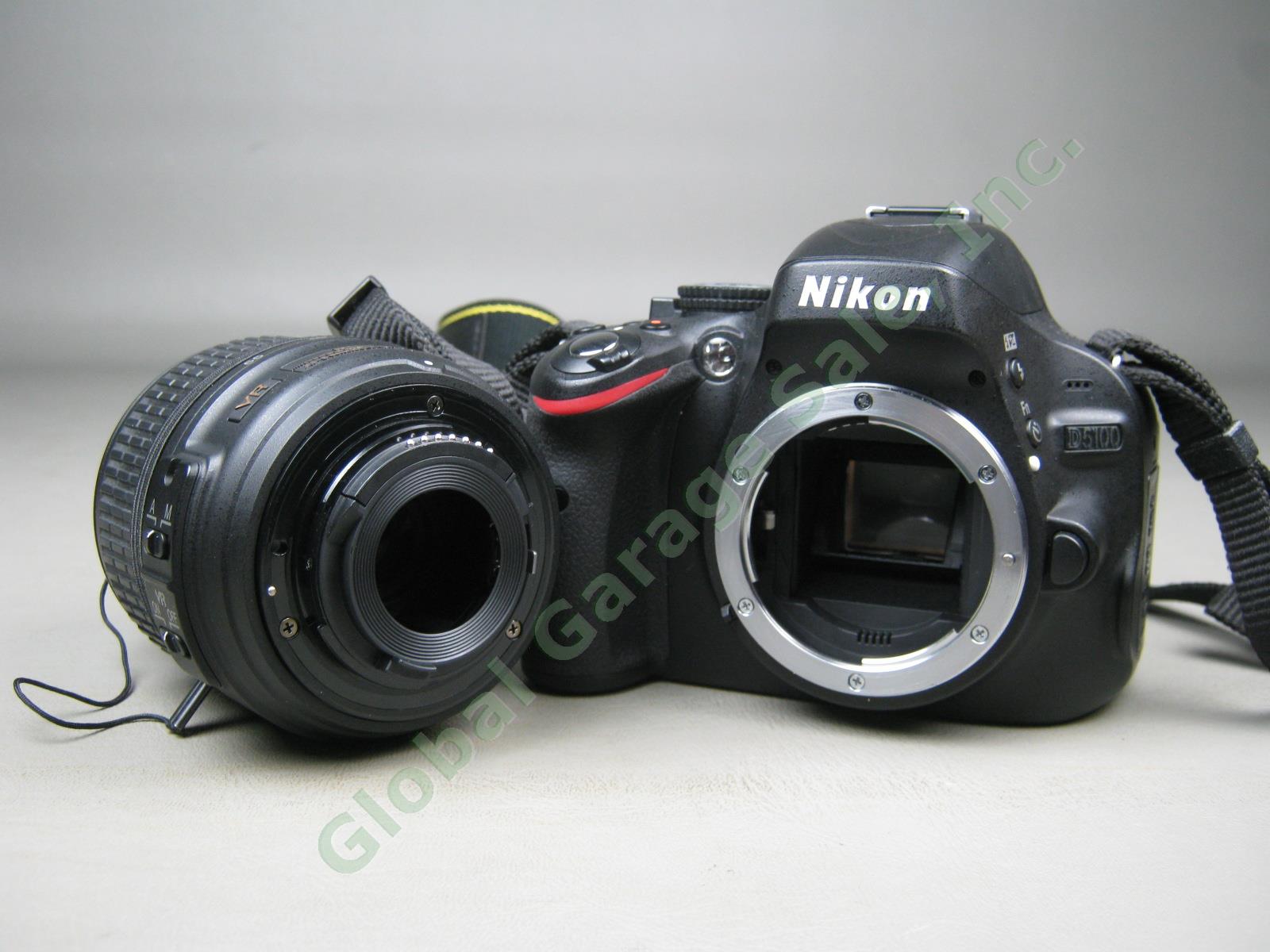 Nikon D5100 DSLR DX 18-55 VR Digital Camera Kit 2GB Manfrotto Bag Tripod Bundle 11