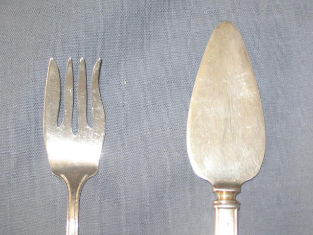 Vintage 20 Pc Alvin Silver Flatware Set Forks Spoons NR 3