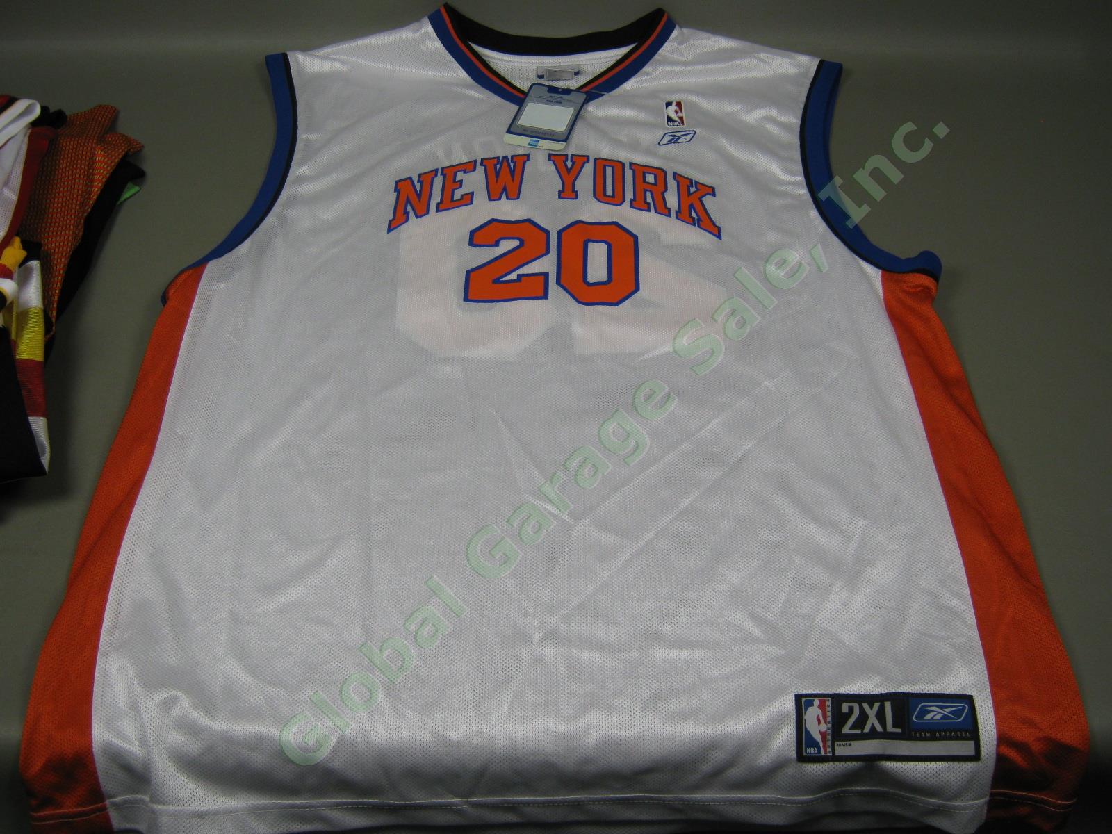 10 NWT NBA Basketball Jersey Wholesale Lot Iverson Throwback Hawks Sixers Knicks 3