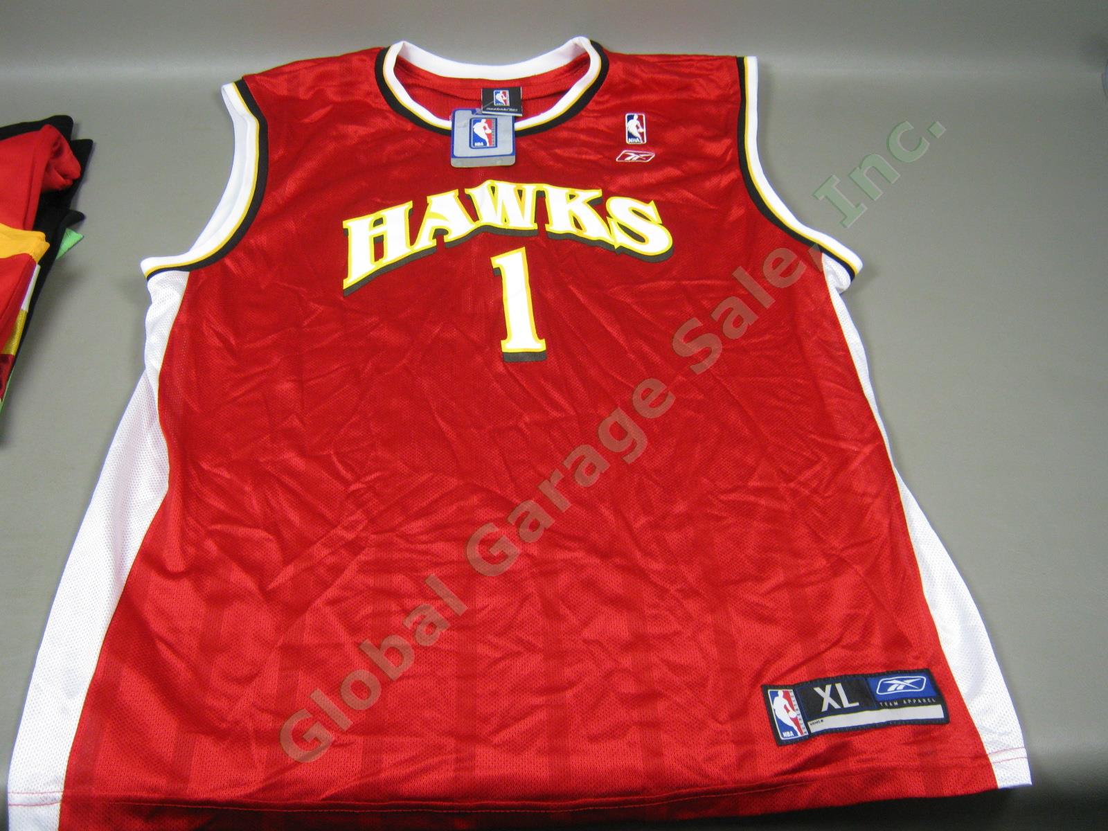 10 NWT NBA Basketball Jersey Wholesale Lot Iverson Throwback Hawks Sixers Knicks 10