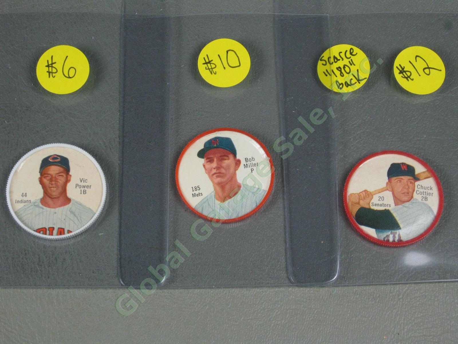30 Vtg 1962 Salada Baseball + Football Coins Lot Hall of Famers Short Prints NR! 8
