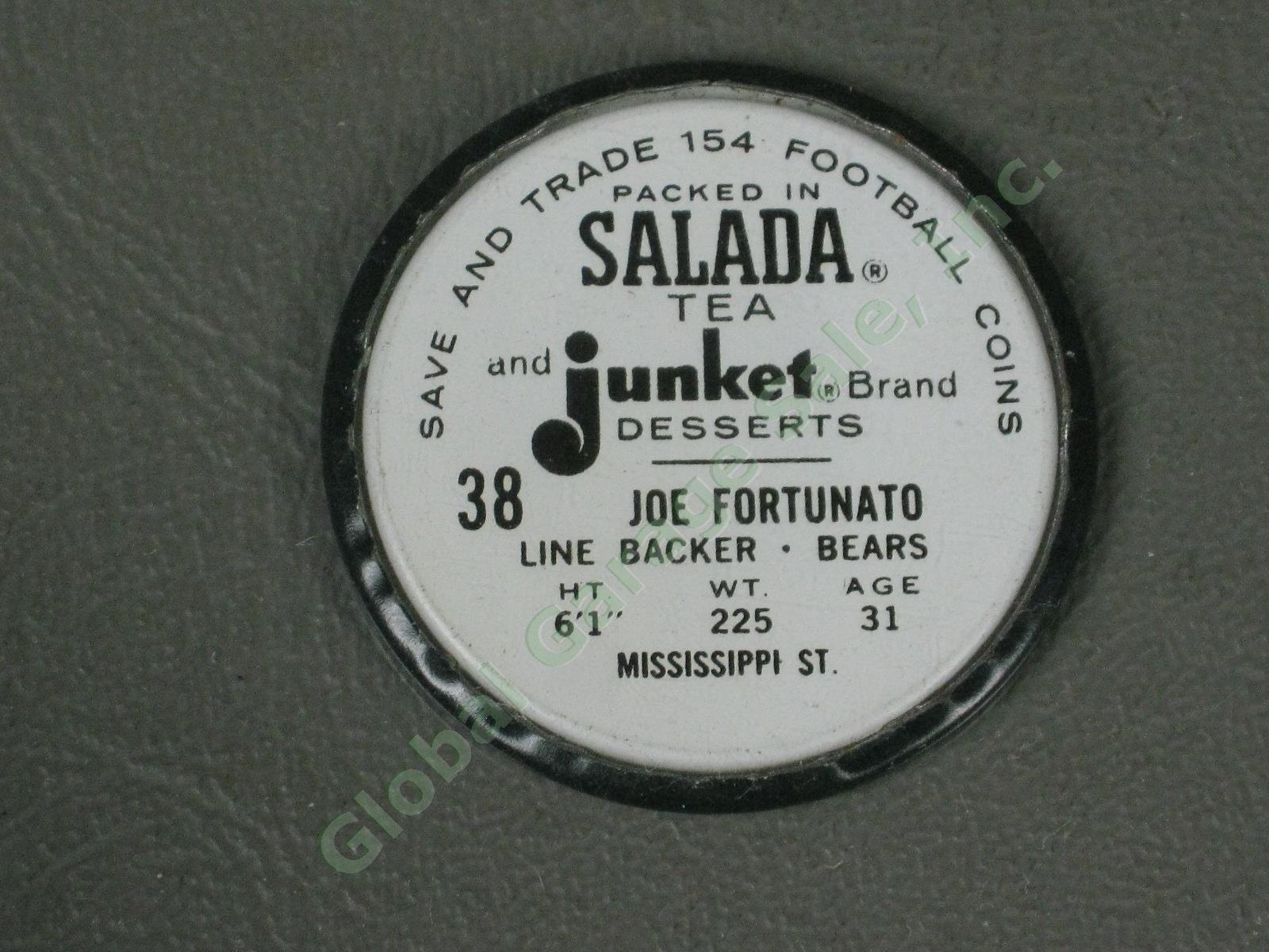30 Vtg 1962 Salada Baseball + Football Coins Lot Hall of Famers Short Prints NR! 13