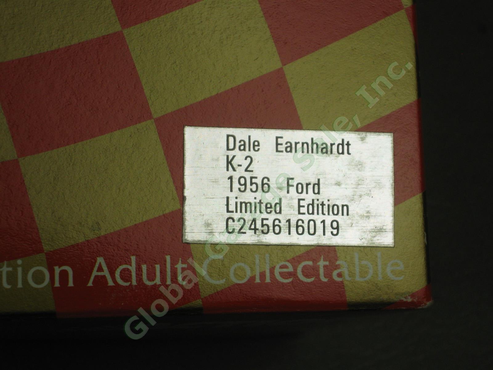 2 Dale Earnhardt 1:24 Diecast Car Banks Action 1956 Ford + Daytona Victory Book+ 7