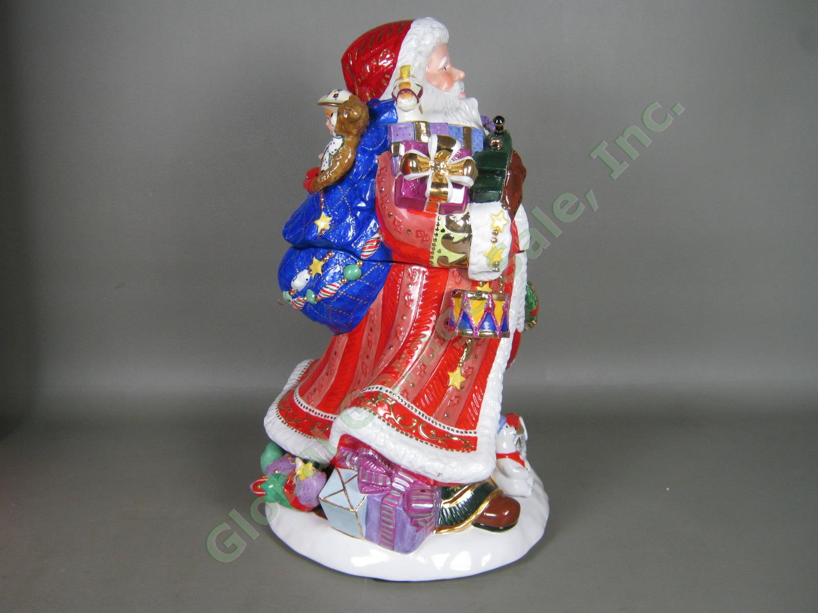 RARE Christopher Radko Christmas Cookie Jar Kris Kringle Santa Claus NO RESERVE! 4