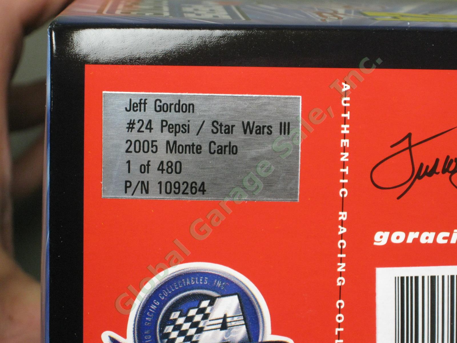 6 #24 Jeff Gordon 1:24 Action Diecast Car Bank Lot DuPont Pepsi Star Wars III ++ 9