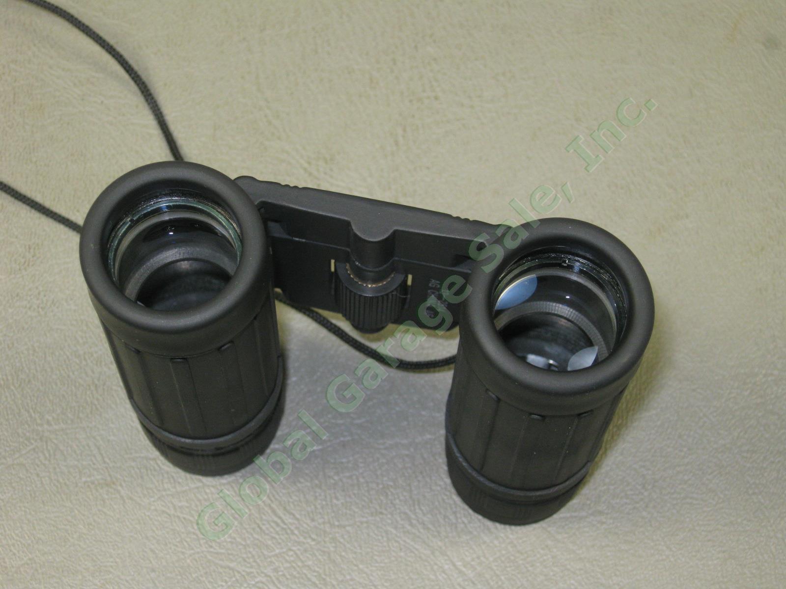2 Pair Binoculars Lot Orvis 8x25 W West Germany W/Case + Bushnell PowerView 8x21 6