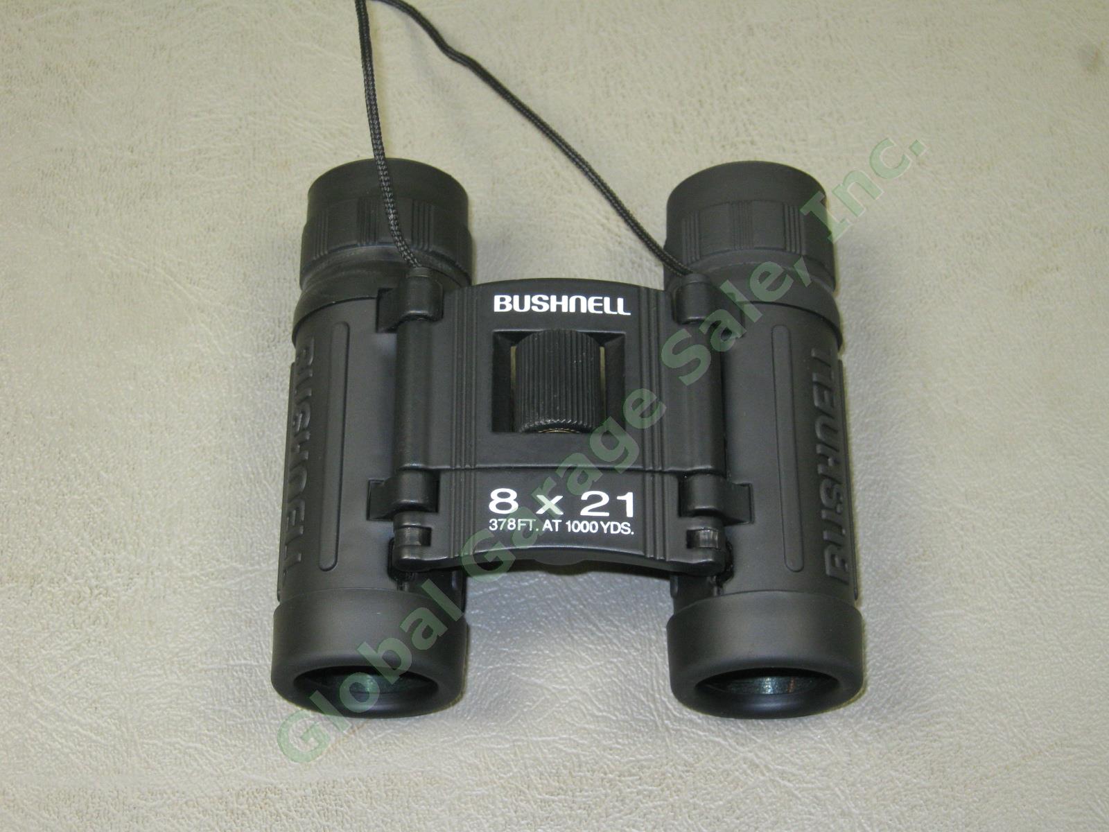 2 Pair Binoculars Lot Orvis 8x25 W West Germany W/Case + Bushnell PowerView 8x21 7