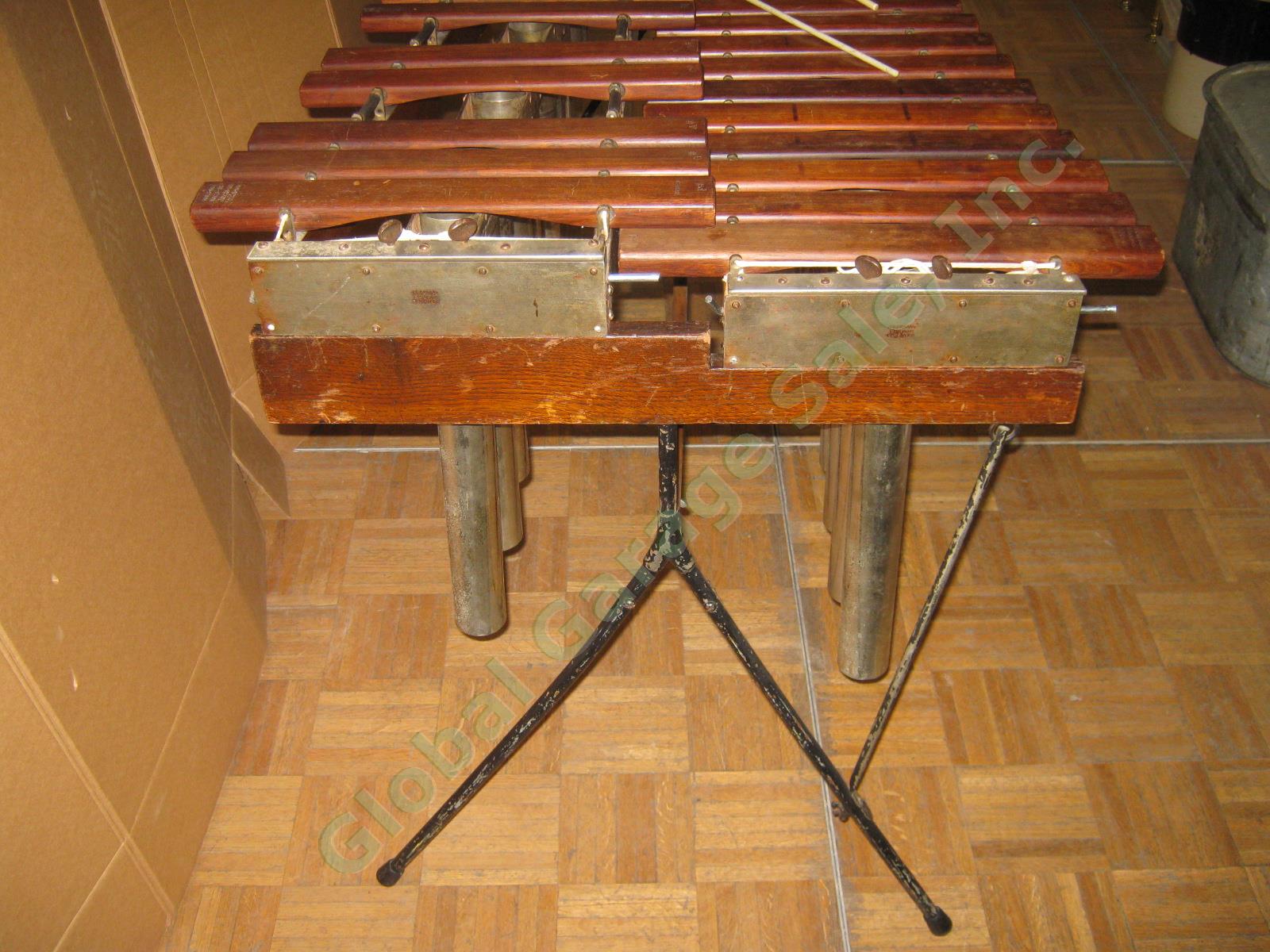Vtg Antique J.C Deagan Musical Bells Model 352 Marimba Xylophone 1917 Patent NR! 2