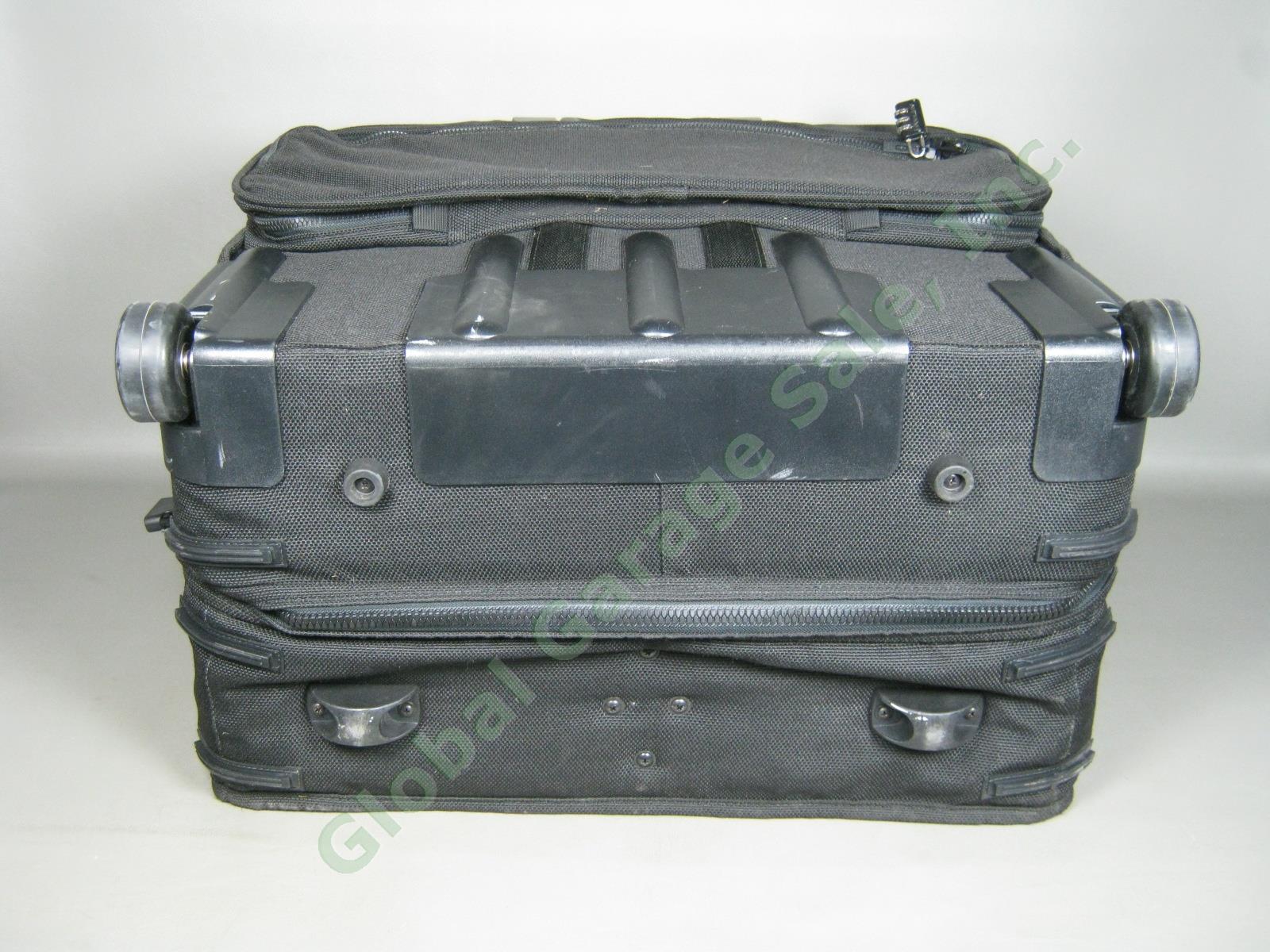 Andiamo Valoroso Wheeled Wardrobe Garment Bag Black Luggage 25x24x16 Exc Cond! 10