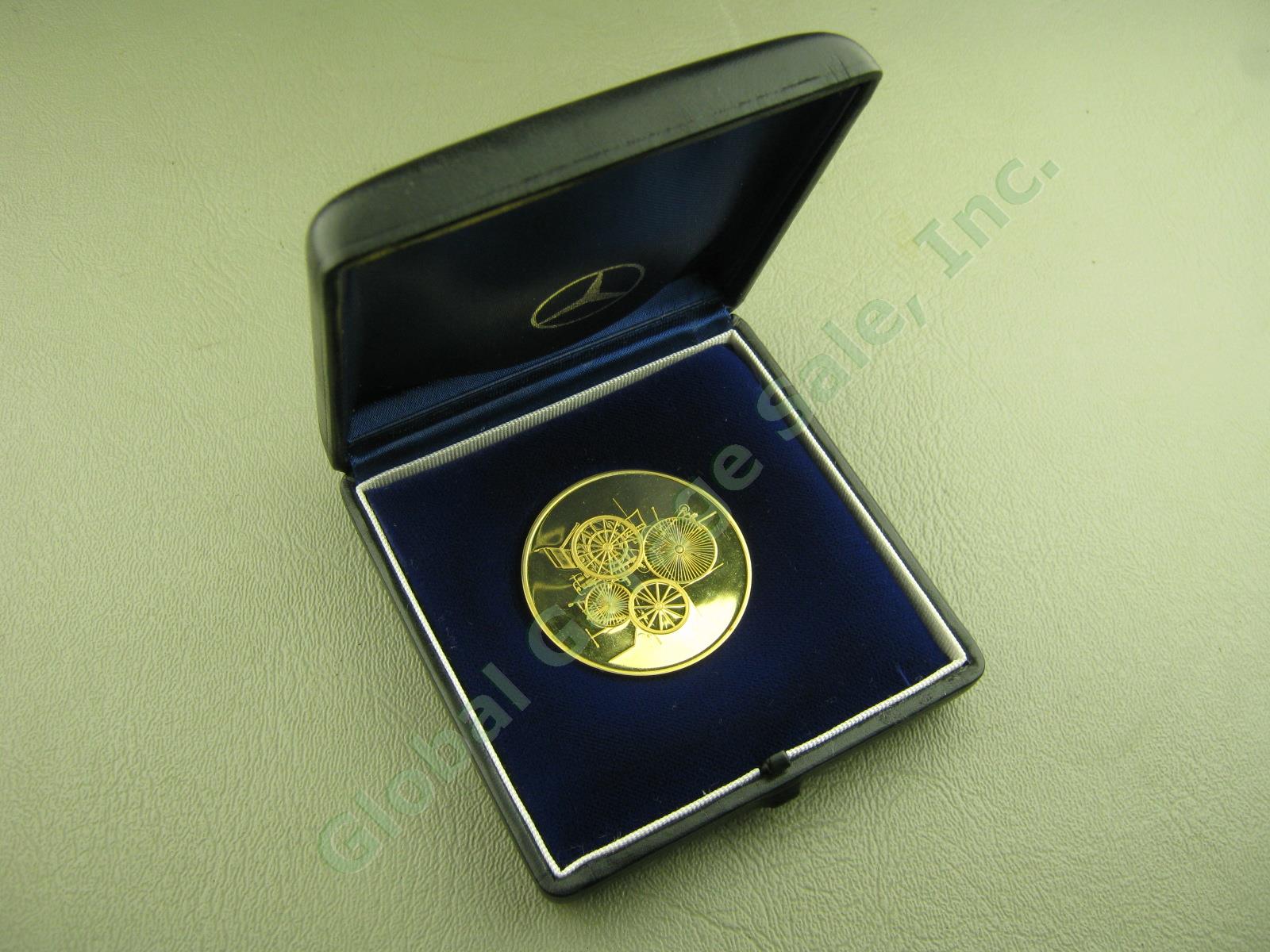 1886-1986 Daimler Mercedes Benz 100th Commemorative 900 Gold Proof Coin 34.7g!!!