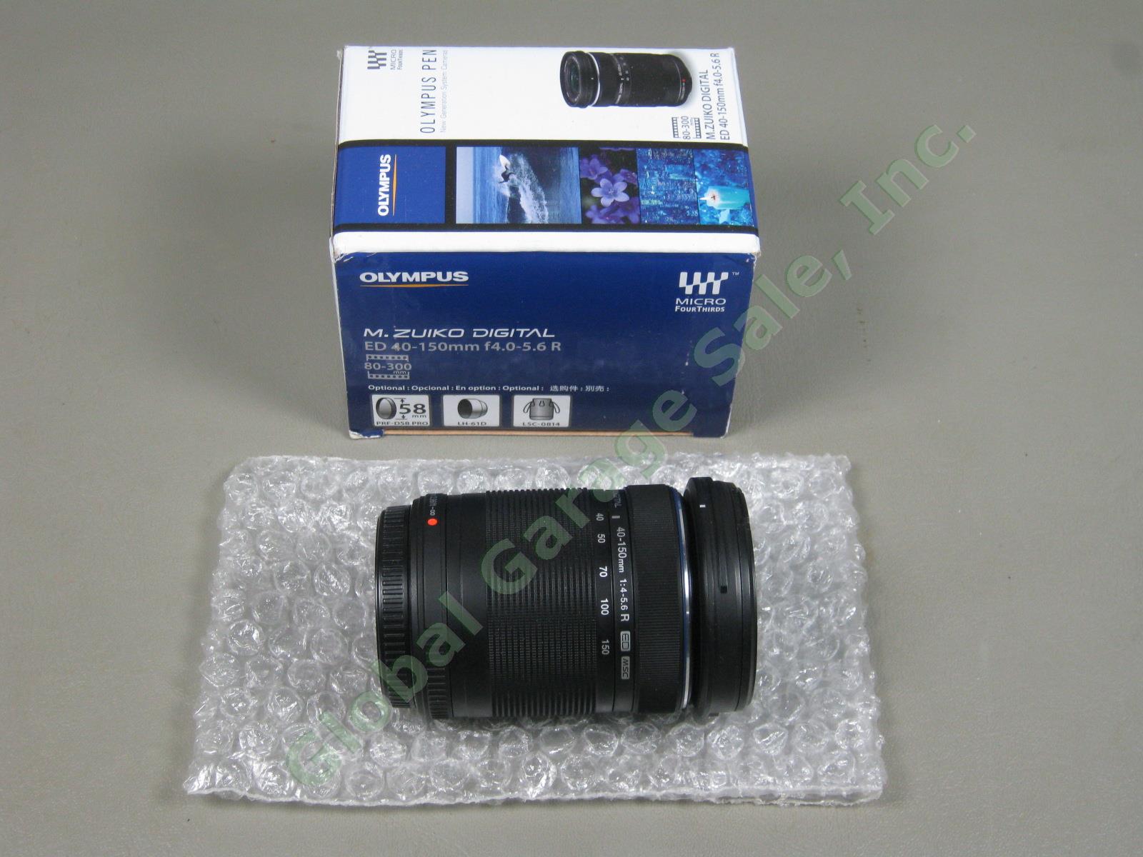 Olympus Pen M.Zuiko Digital ED 40-150mm F/4-5.6 R Lens 80-300mm Micro 4/3 Nr Mnt