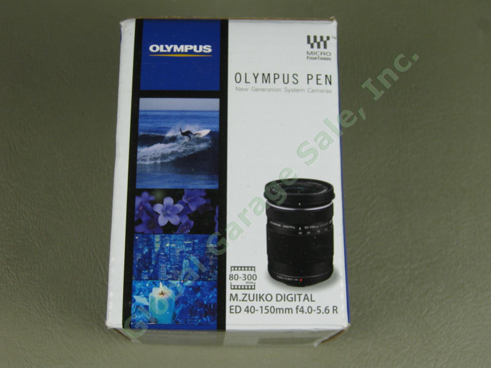 Olympus Pen M.Zuiko Digital ED 40-150mm F/4-5.6 R Lens 80-300mm Micro 4/3 Nr Mnt 6
