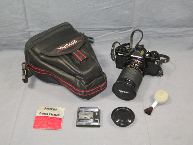 Olympus OM-2S Program SLR Camera Vivitar 28-85mm Lens +