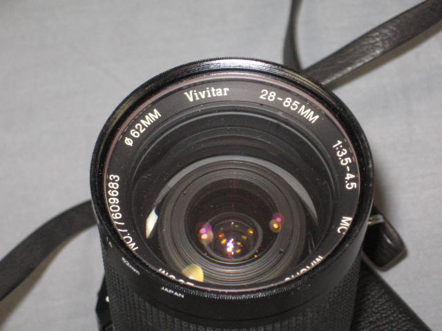 Olympus OM-2S Program SLR Camera Vivitar 28-85mm Lens + 4