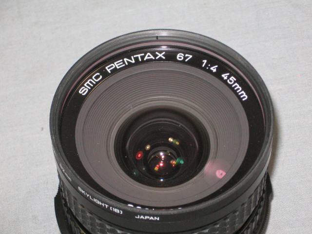 SMC PENTAX 67 6x7 45mm f4 1:4 Wide Angle Camera Lens NR 2