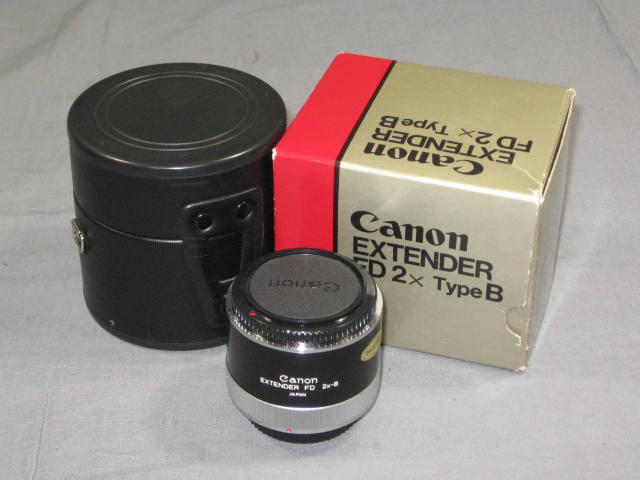 Canon Power Winder A Extender FD 2X-B Speedlite 188A + 4