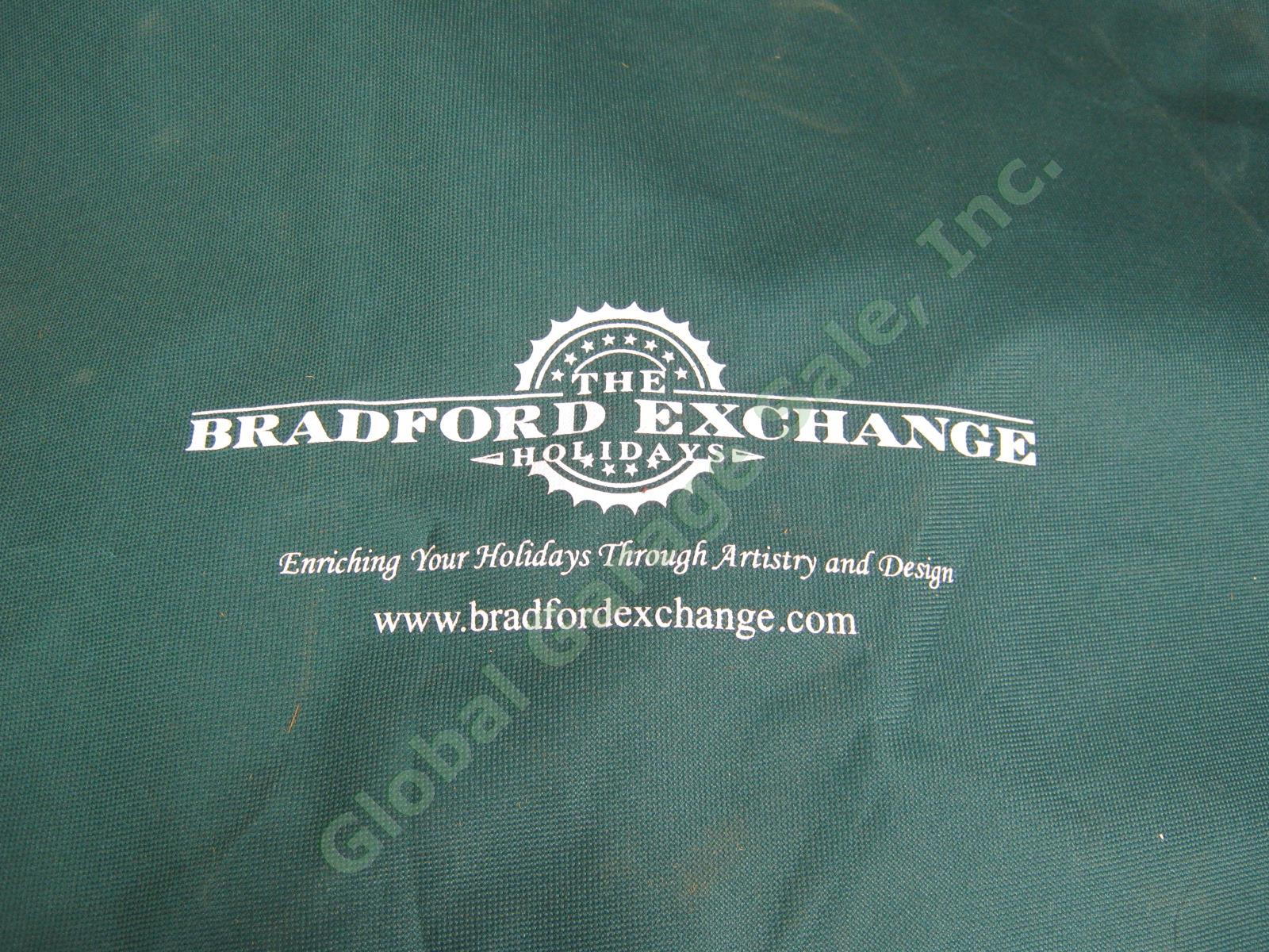 Bradford Exchange Thomas Kinkade 6 Foot Pop-Up Pull-Up Pre-Lit Xmas Tree w/Bag 3