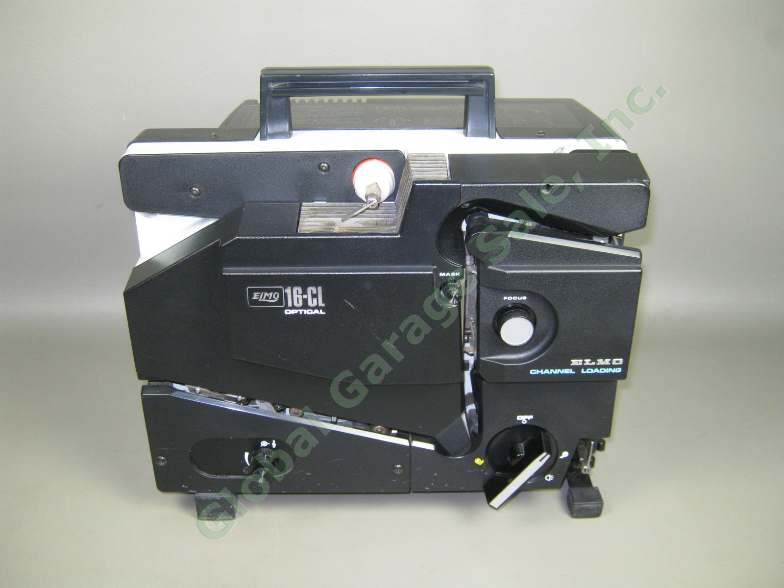 Vtg Elmo 16-CL Optical 16mm Channel Loading Sound Film Home Movie Projector NR!! 1