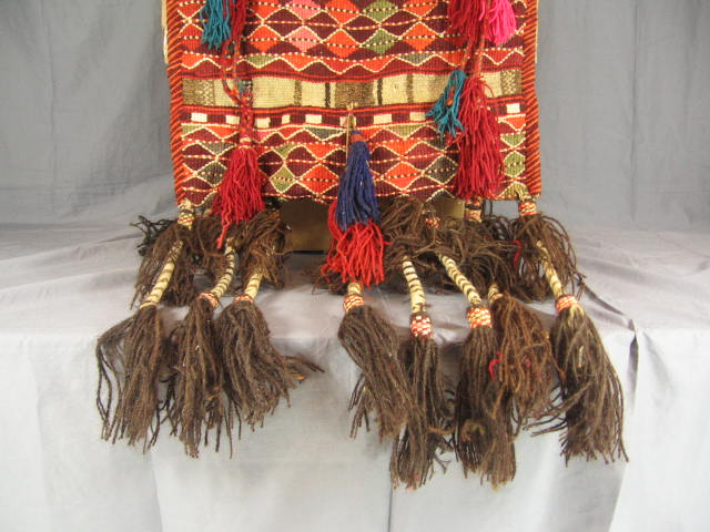 Antique Wool Bedouin Camel Blanket Textile Hand Woven 2