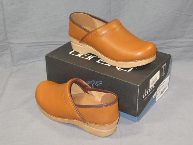 Womens Dansko Professional Latigo Clog Shoe Honey Sz 39