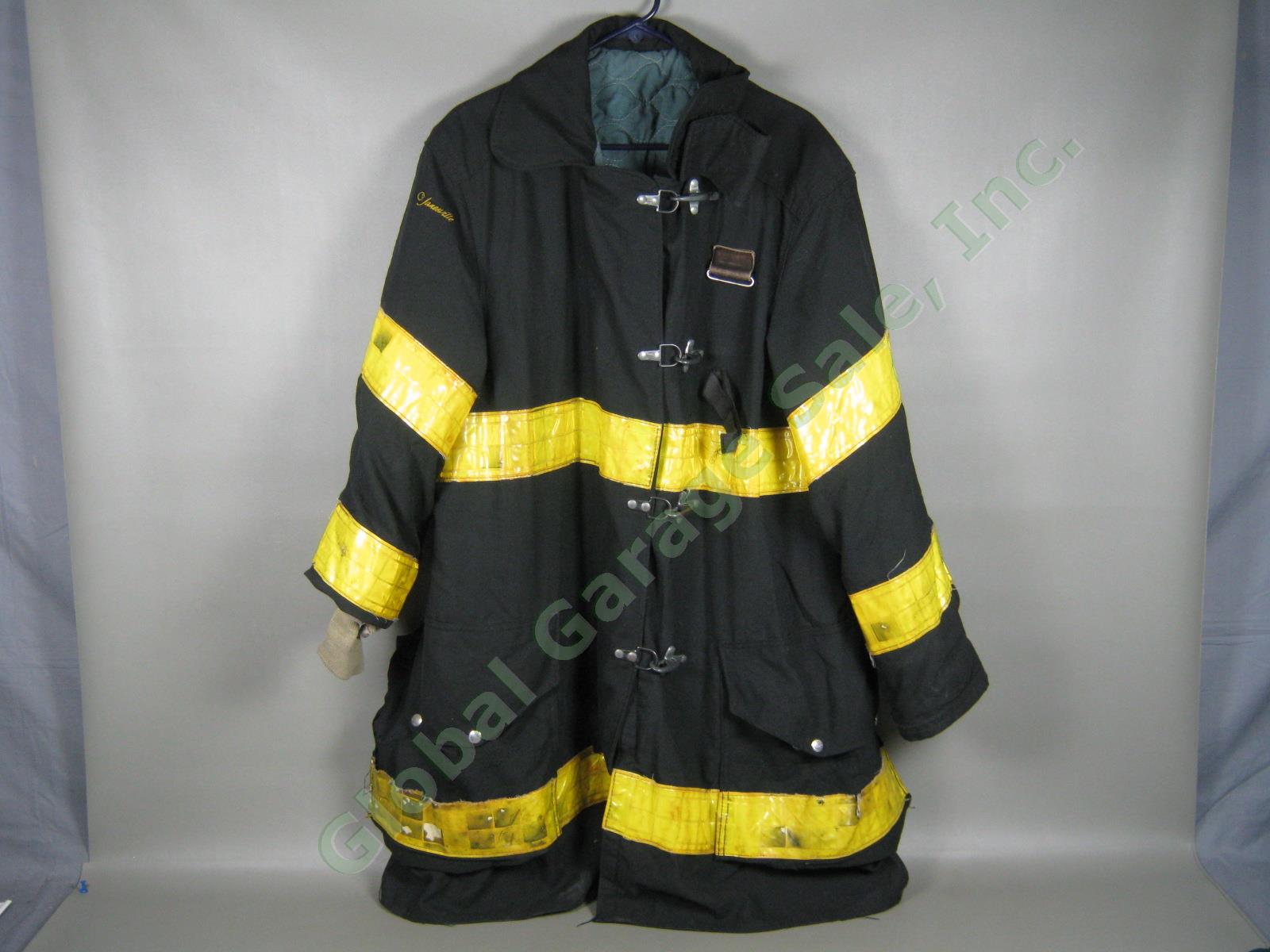 Vtg Janesville FDNY NYC Fire Dept Summer Firefighter Turnout Bunker Jacket NR! 2