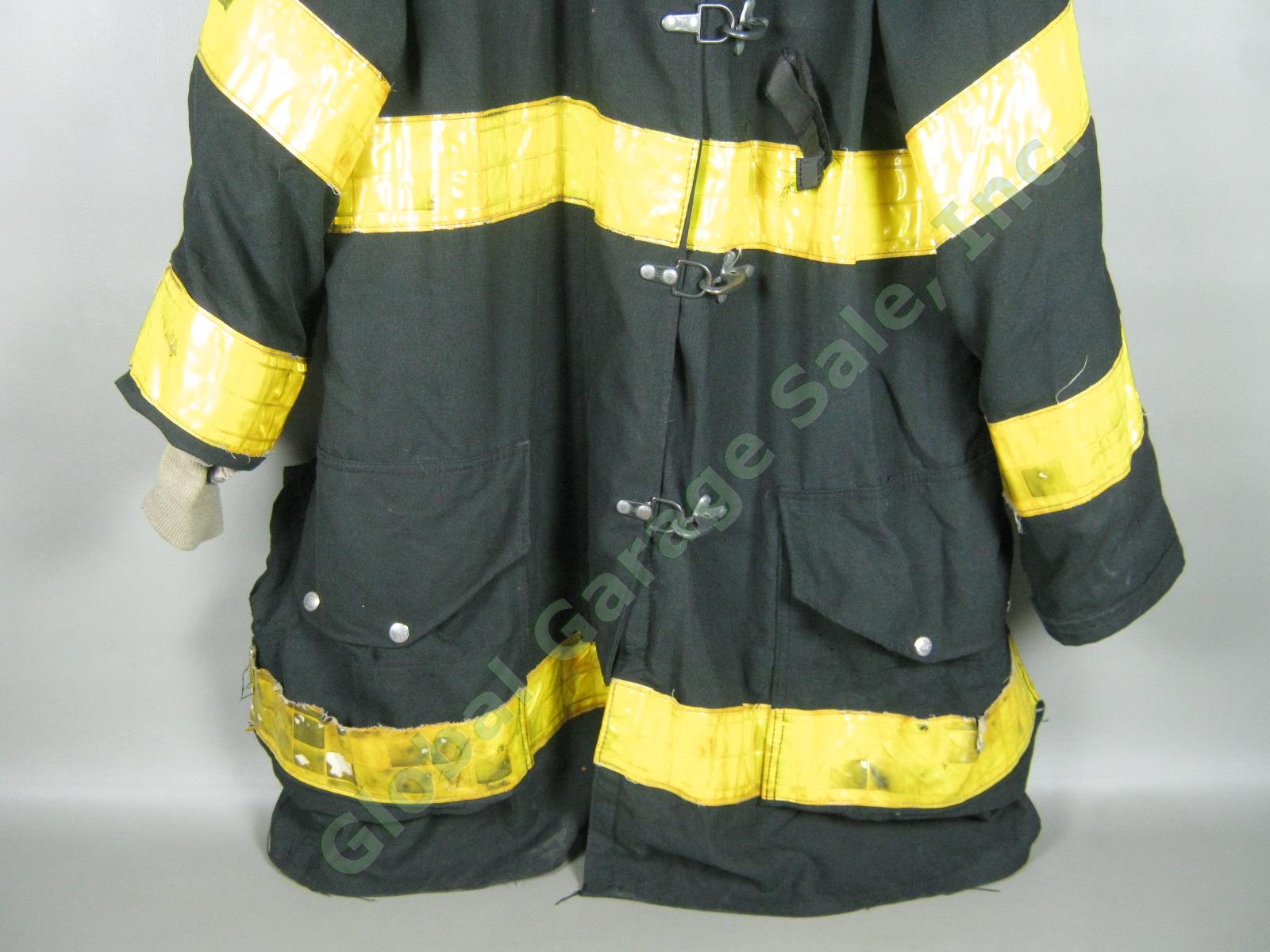 Vtg Janesville FDNY NYC Fire Dept Summer Firefighter Turnout Bunker Jacket NR! 4