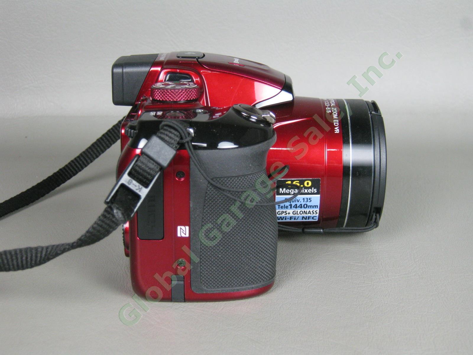Nikon Coolpix P610 WiFi 60X Zoom Digital Camera Case Paper Bundle NEAR MINT! NR! 4