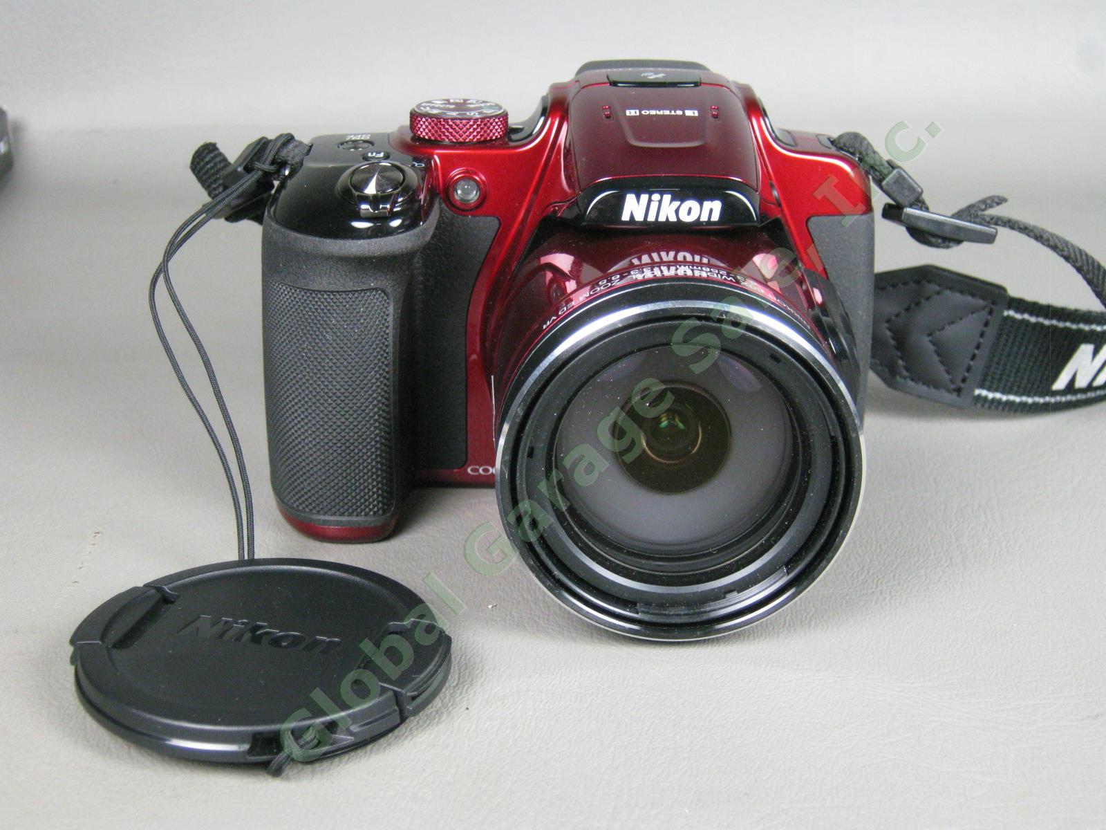 Nikon Coolpix P610 WiFi 60X Zoom Digital Camera Case Paper Bundle NEAR MINT! NR! 7