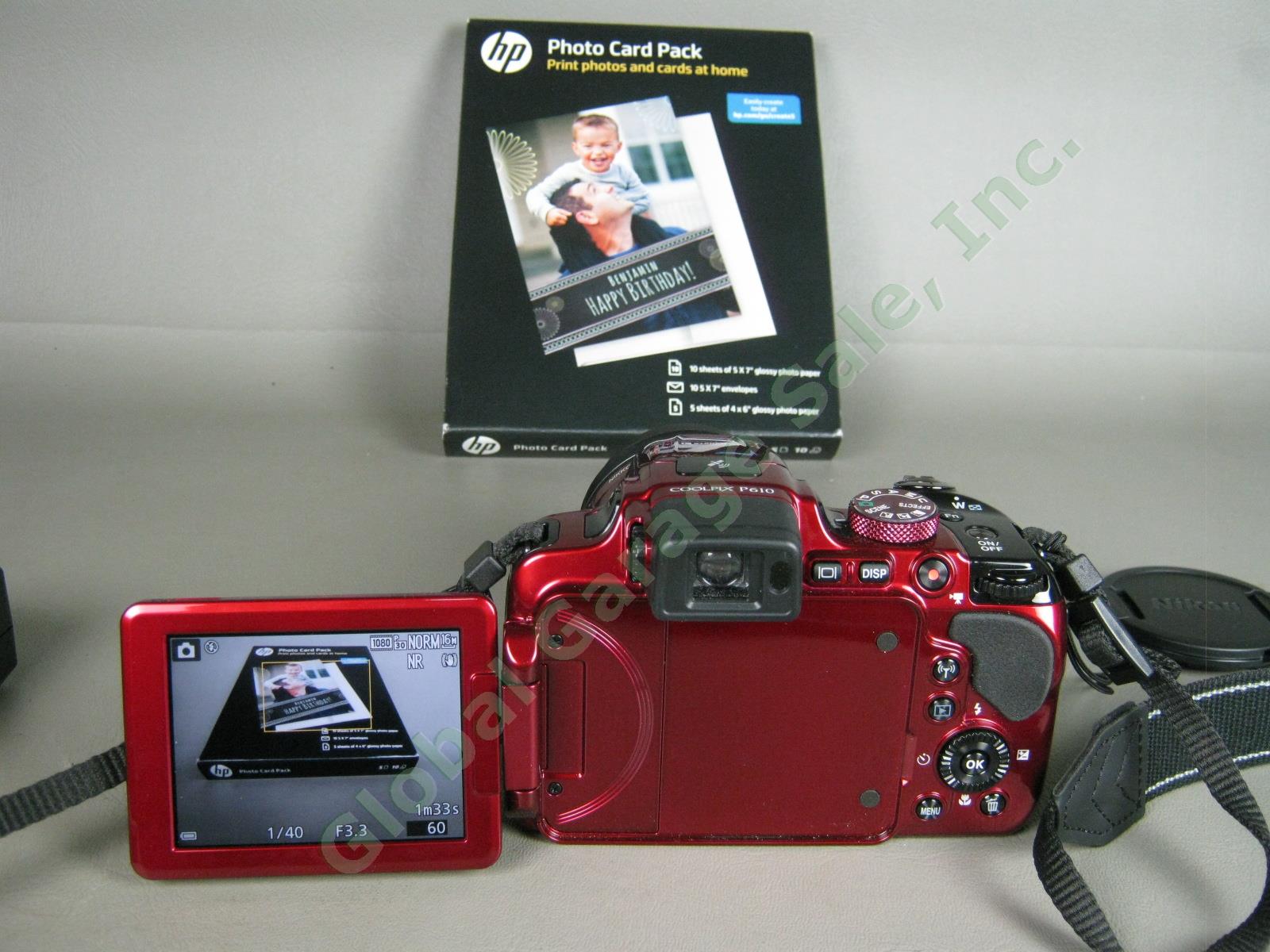 Nikon Coolpix P610 WiFi 60X Zoom Digital Camera Case Paper Bundle NEAR MINT! NR! 8
