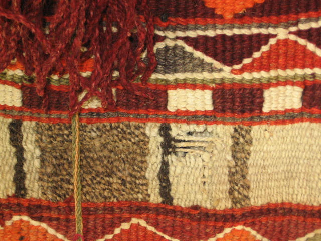 Antique Wool Bedouin Camel Blanket Textile Hand Woven 5