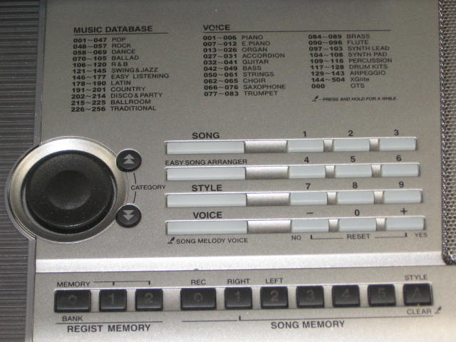 Yamaha Portatone PSR-E403 PSRE403 YPT400 Keyboard Synth 5
