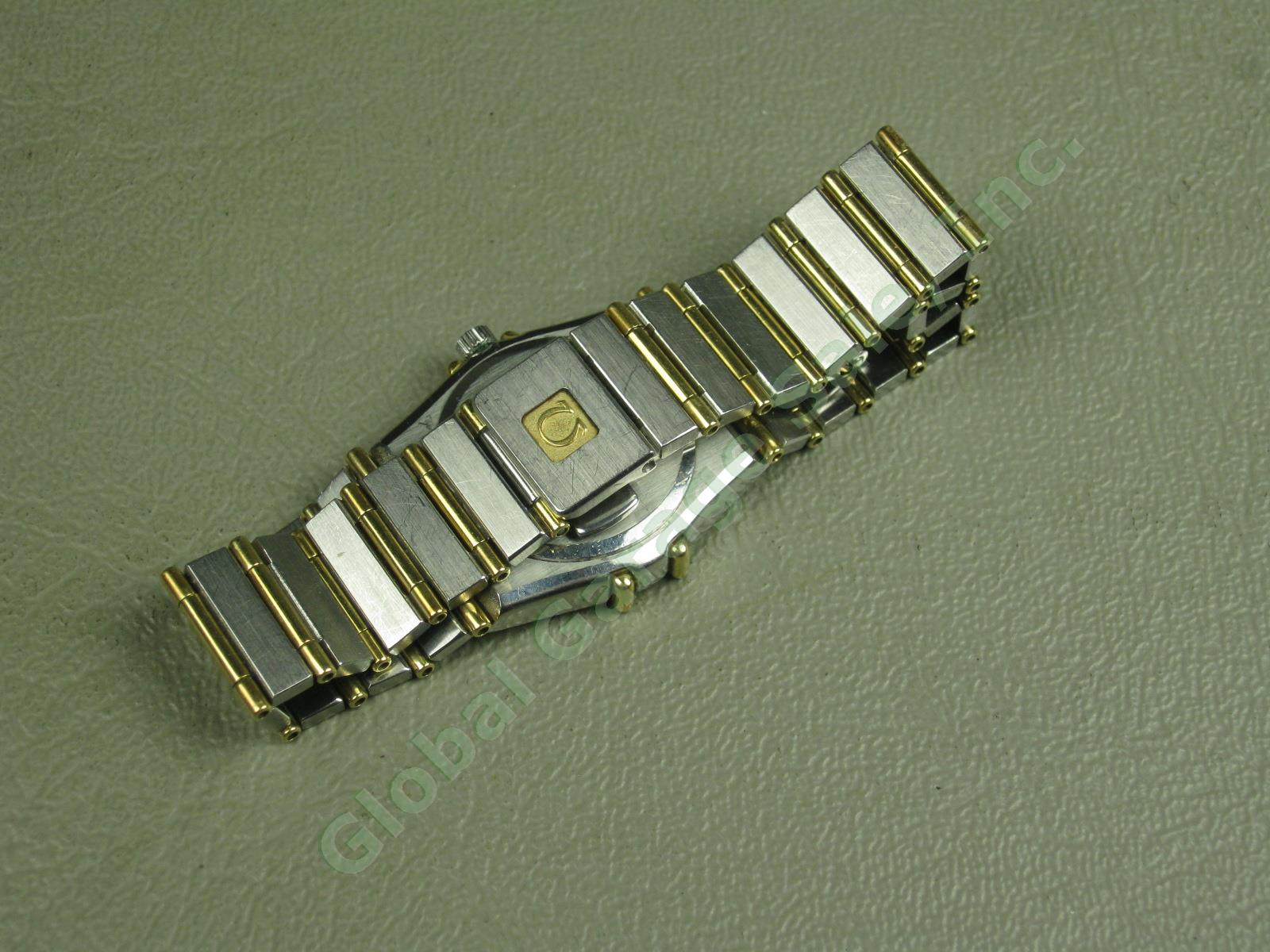 Vtg 1988 Ladies Omega Constellation 5267/2 Swiss Made Watch W/ Box Booklet Links 4