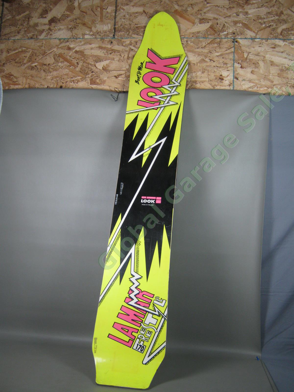 Rare Vtg 1980s Neon Color Look Bert Lamar Freestyle 170 Snowboard No Bindings NR