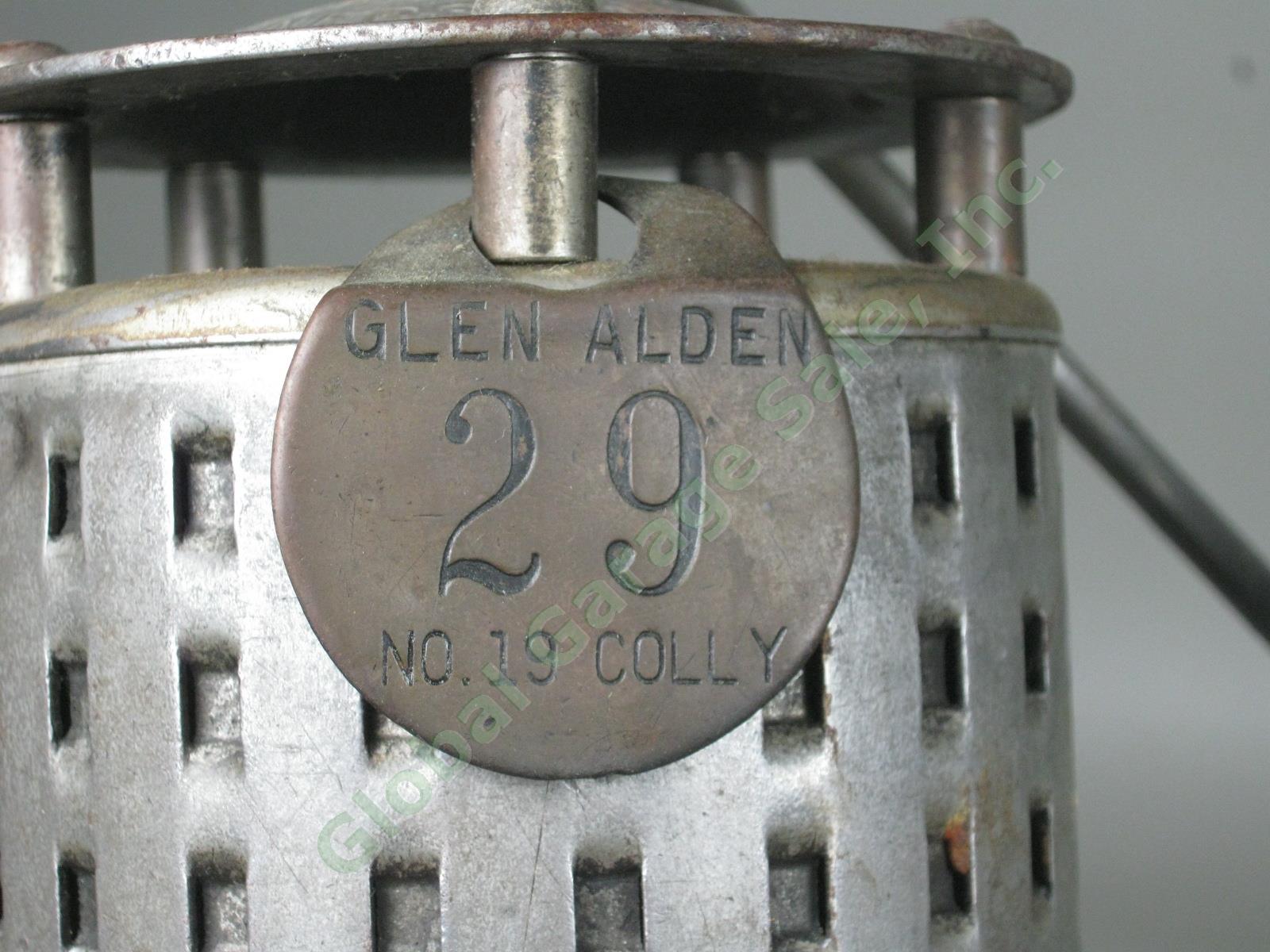 Vtg Permissible 201 Miners Safety Lamp Glen Alden Coal Co 29 No 19 Colly Tag NR! 2